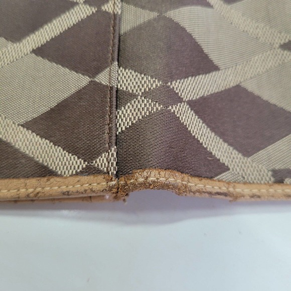 Givenchy Vintage Wallet Signature Brown Tan Envelope Card Holder Logo Unisex - Picture 8 of 11